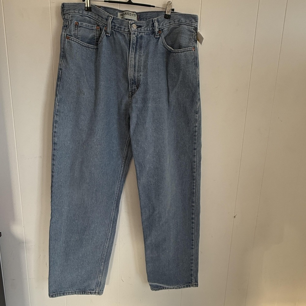 Vintage Levis 550 Jeans Mens 38x32 Blue Relaxed Fit Tapered Leg Denim 90s